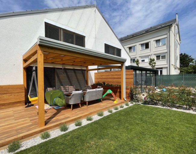 drevena pergola