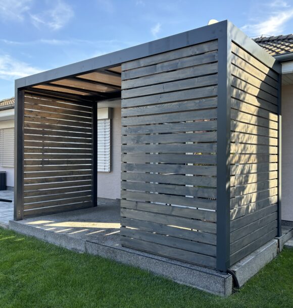 Hliníková pergola ALU DESIGN s polykarbonátom